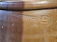 Lot 80 - antieken keulse potten in geglazuurd aardewerk - 4 stuks - afbeelding 3 van  6