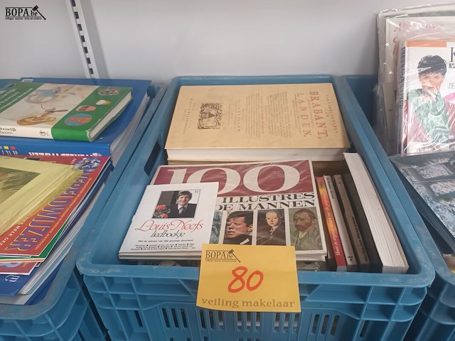 Lot 80 - boeken. 3 bakken - afbeelding 1 van  6