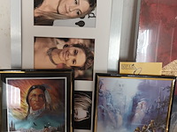 Lot 80 - canvas en fotokaders. 4 stuks - afbeelding 3 van  4