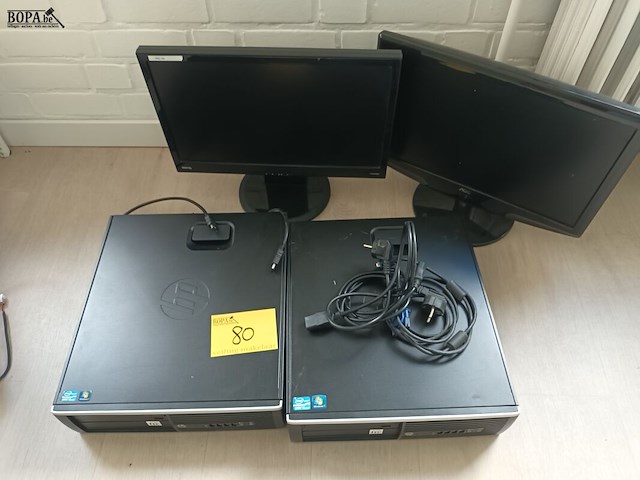 Lot 80 - desktop pc’s en schermen - afbeelding 1 van  5
