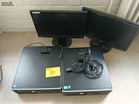 Lot 80 - desktop pc’s en schermen - afbeelding 1 van  5