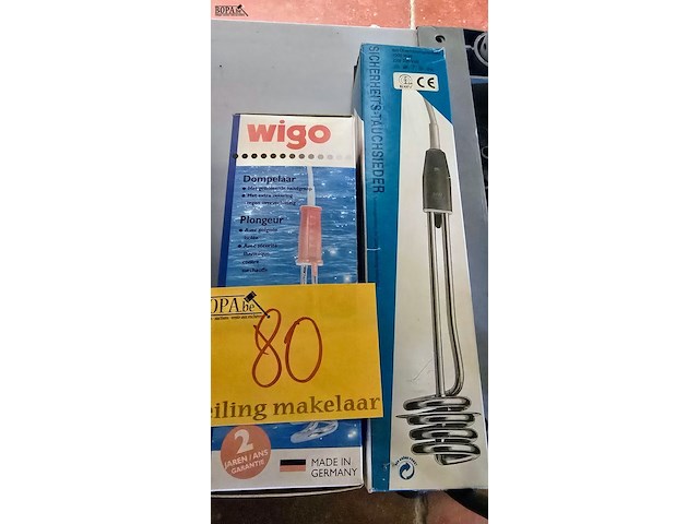 Lot 80 - dompelaar 2 stuks - afbeelding 1 van  3