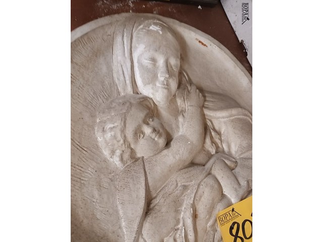 Lot 803 - tablet maria met kind - afbeelding 2 van  3