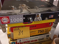 Lot 81 - puzzels. 8 stuks - afbeelding 1 van  2