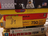 Lot 81 - puzzels. 8 stuks - afbeelding 2 van  2