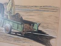 Lot 81 - tekening in kader - afbeelding 3 van  3