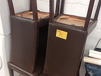 Lot 82 - eetkamerstoelen. 4 stuks - afbeelding 4 van  4