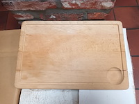 Lot 82 - houten snijplanken. 16 stuks - afbeelding 2 van  3