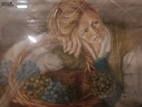 Lot 82 - kader met schilderij - afbeelding 2 van  3