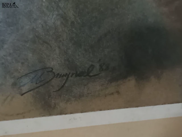 Lot 82 - kader met schilderij - afbeelding 3 van  3