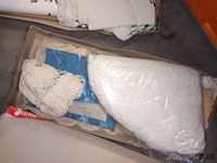 Lot 82 - kantwerk. bak en 3 doosjes - afbeelding 2 van  4