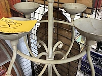 Lot 82 - metalen staande kandelaar - afbeelding 3 van  4