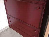 Lot 82 - vintage barkast met vitrine - afbeelding 2 van  4