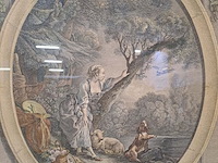 Lot 82 - wandtapijt 'l inspiration favorable - romantisch tafereel 36 - afbeelding 2 van  2
