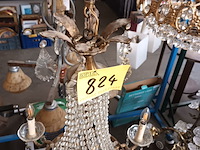 Lot 824 - luster koper en kristallen - afbeelding 2 van  3