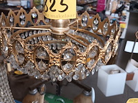 Lot 825 - luster koper en kristallen - afbeelding 2 van  3