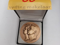 Lot 83 - bronzen herdenkingsmedaille - afbeelding 1 van  4