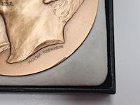 Lot 83 - bronzen herdenkingsmedaille - afbeelding 3 van  4