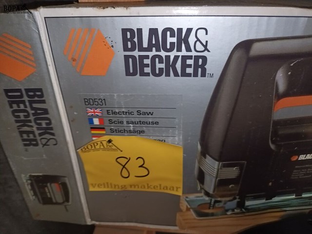 Lot 83 - decoupeerzaag black - afbeelding 3 van  3