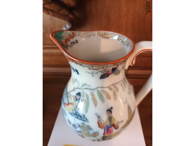 Lot 83 - melkkan met chinees decor - afbeelding 2 van  5