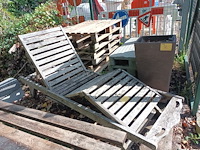 Lot 83 - tuinbed in teakhout - afbeelding 2 van  2