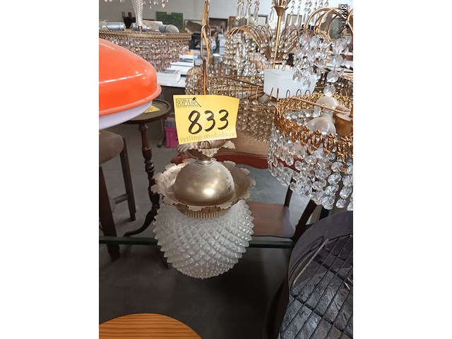 Lot 833 - hallamp - afbeelding 2 van  3