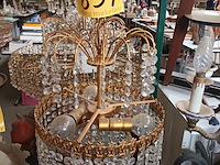 Lot 834 - luster koper en kristallen - afbeelding 2 van  3