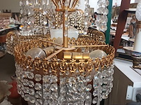 Lot 834 - luster koper en kristallen - afbeelding 3 van  3