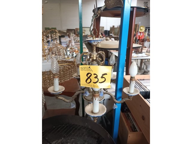 Lot 835 - luster koper en porselein - afbeelding 1 van  4