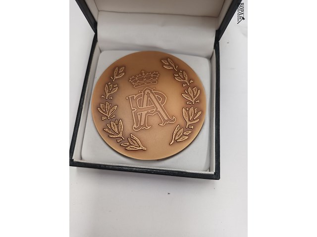 Lot 84 - bronzen herdenkingsmedaille - afbeelding 3 van  3