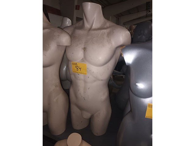 Lot 84 - huidskleur torso man en vrouw - afbeelding 2 van  3