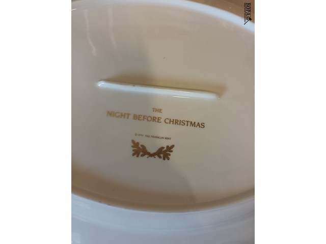 Lot 84 - kerstschaal franklin mint - afbeelding 2 van  4