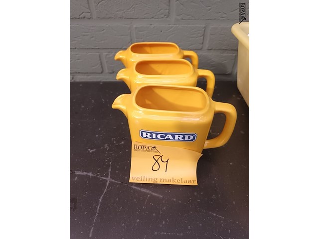 Lot 84 - ricard kannen. 3 stuks - afbeelding 1 van  4
