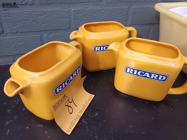 Lot 84 - ricard kannen. 3 stuks - afbeelding 3 van  4