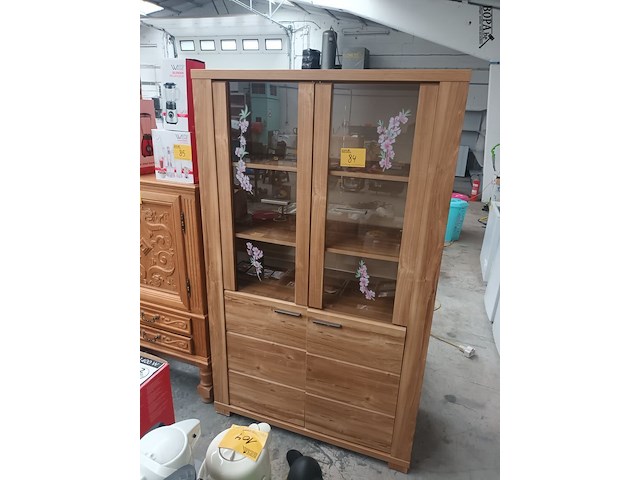 Lot 84 - vitrine kast - afbeelding 2 van  4