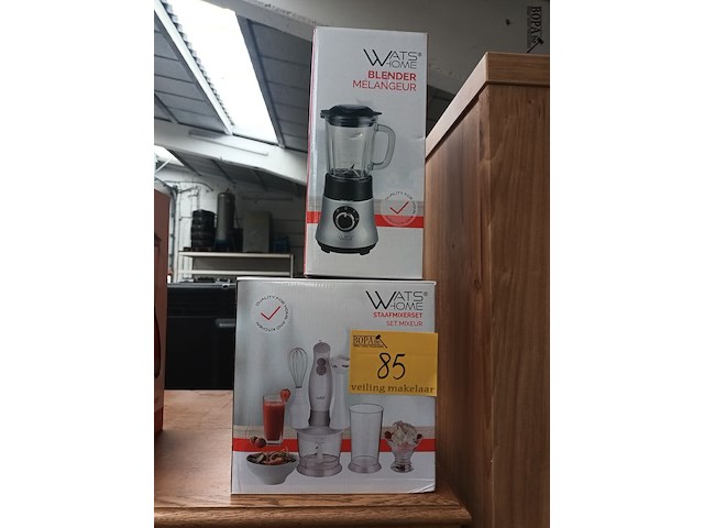 Lot 85 - blender en staafmixerset - afbeelding 1 van  3