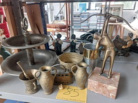Lot 85 - koperen items, ong. 9 stuks - afbeelding 1 van  1