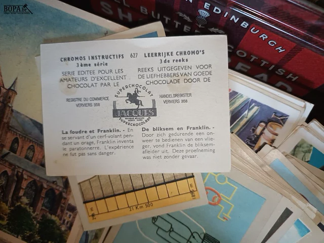 Lot 85 - oude kaarten en prentjes - afbeelding 5 van  6