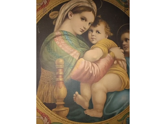 Lot 85 - reproductie madonna della seggollia - afbeelding 3 van  4