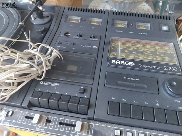 Lot 85 - retro platendraaier barco play 2000 en radio - afbeelding 2 van  5