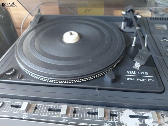 Lot 85 - retro platendraaier barco play 2000 en radio - afbeelding 3 van  5