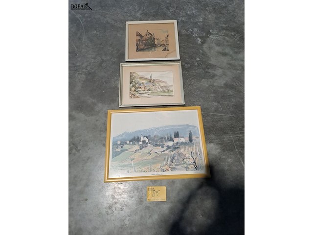 Lot 85 - trio stilleven - afbeelding 1 van  4