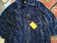 Lot 85 - zwarte nepbonten winterjas d' auvry exclusieve xl - afbeelding 1 van  3