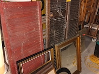 Lot 86 - kaders, spiegels en luiken. 14 stuks - afbeelding 6 van  6