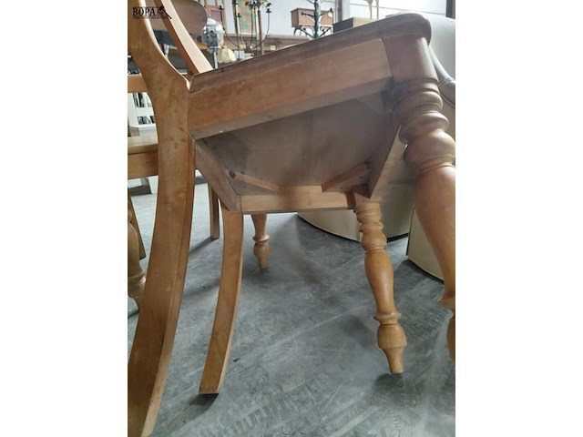 Lot 86 - set van 4 houten stoelen - caféstijl - afbeelding 3 van  3