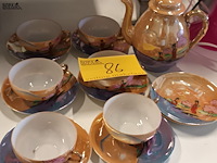 Lot 86 - thee servies. 15 stuks - afbeelding 1 van  4