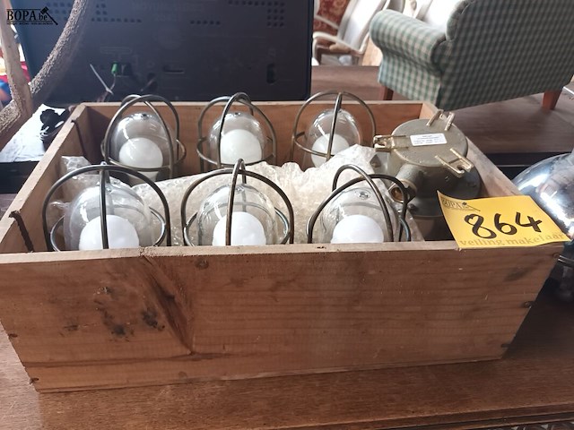 Lot 864 - scheepslampen wiska. 7 stuks - afbeelding 1 van  4