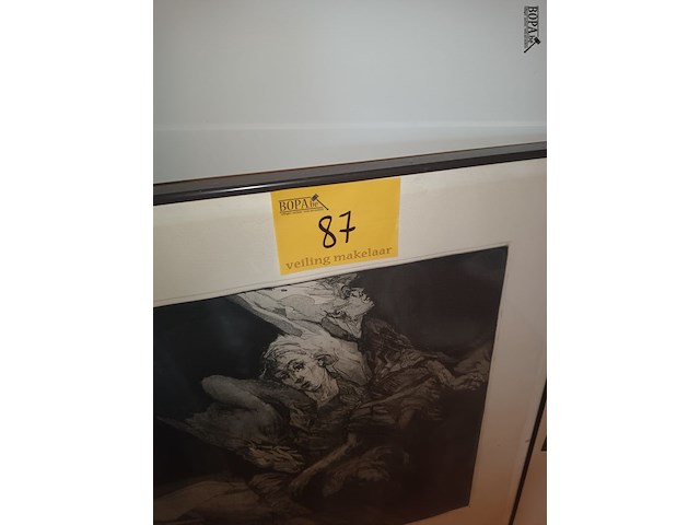 Lot 87 - etsen van piet peere. 2 stuks - afbeelding 5 van  6