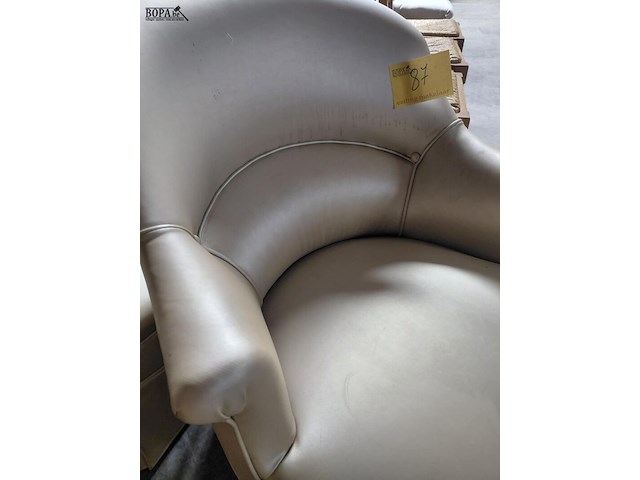 Lot 87 - fauteuil kindel modern baroque dorothy drapers lily chair - - afbeelding 4 van  4