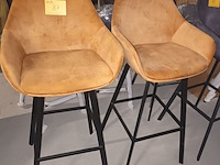 Lot 87 - roterende barkruk river. 2 stuks - afbeelding 1 van  4